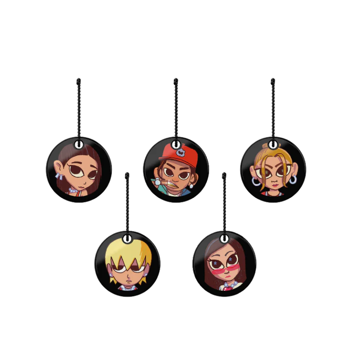 allday project - [1st ep] official md cartoon sponge keyring