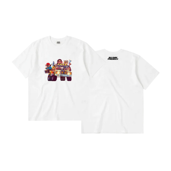 allday project - [1st ep] official md cartoon t-shirt set