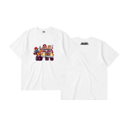 allday project - [1st ep] official md cartoon t-shirt set