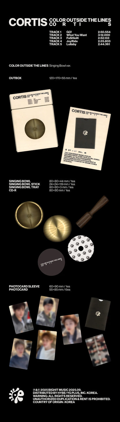 cortis - 1st ep [color outside the lines] singing bowl ver.