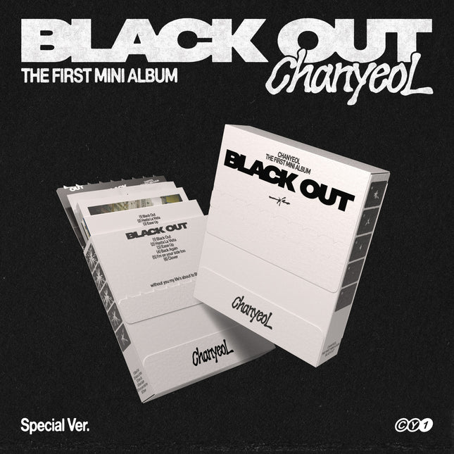 chanyeol - 1st mini album [black out] special ver.