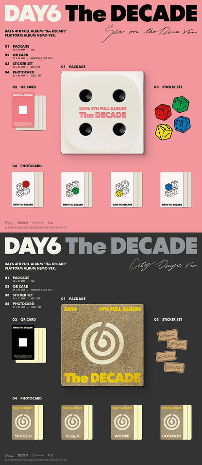 day6 - 4th album [the decade] platform album nemo ver.