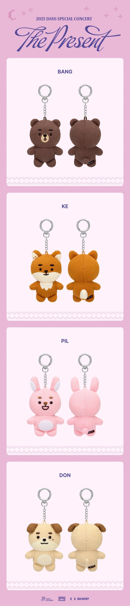 day6 - [the present 2025 special concert] official md denimalz plush knit ver.