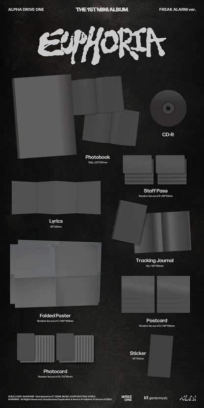 [pob] alpha drive one - [1st mini album] freak alarm ver.