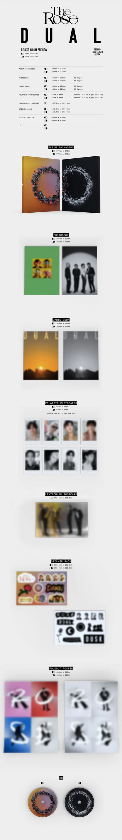 the rose - 8th album [dual] deluxe box album