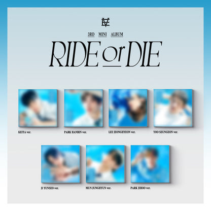 evnne - 3rd mini album [ride or die] digipack ver.