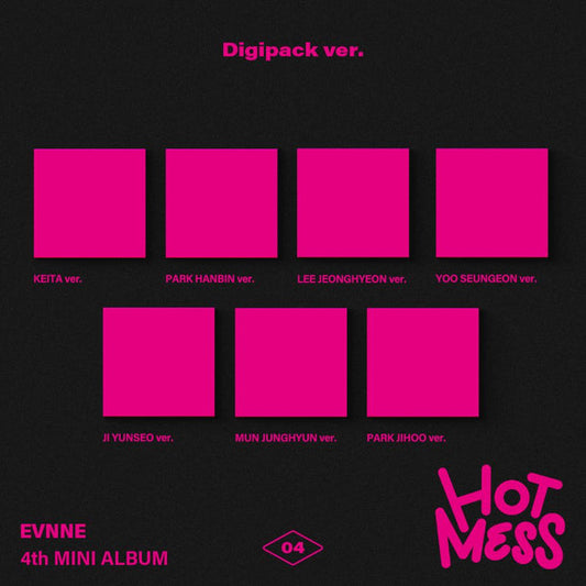 evnne - 4th mini album [hot mess] digipack ver.