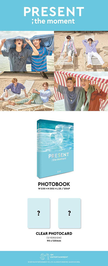 exo - present ; the moment [photobook]