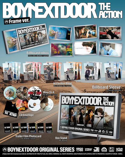 [soundwave] boynextdoor - [the action] 5th ep album [lucky draw event] frame ver.