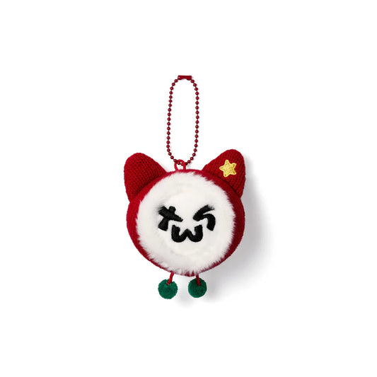 tws - [holiday with us] cat face keyring