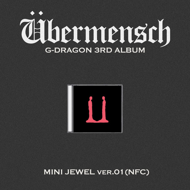 g-dragon - 3rd album [übermensch] mini jewel ver. (nfc)