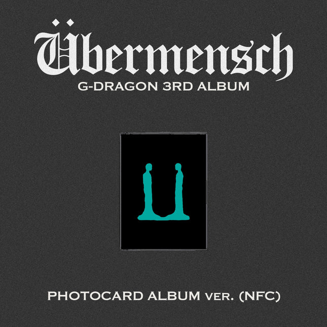 g-dragon - 3rd album [übermensch] photocard album ver. (nfc)