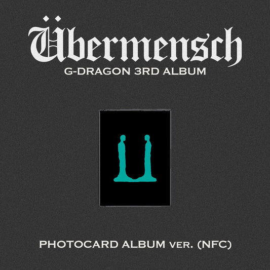 g-dragon - 3rd album [übermensch] photocard album ver. (nfc)
