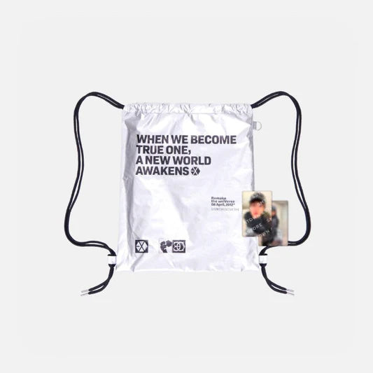 exo - ['exo'verse' 2025 exo fan meeting] official md gym sack + photocard