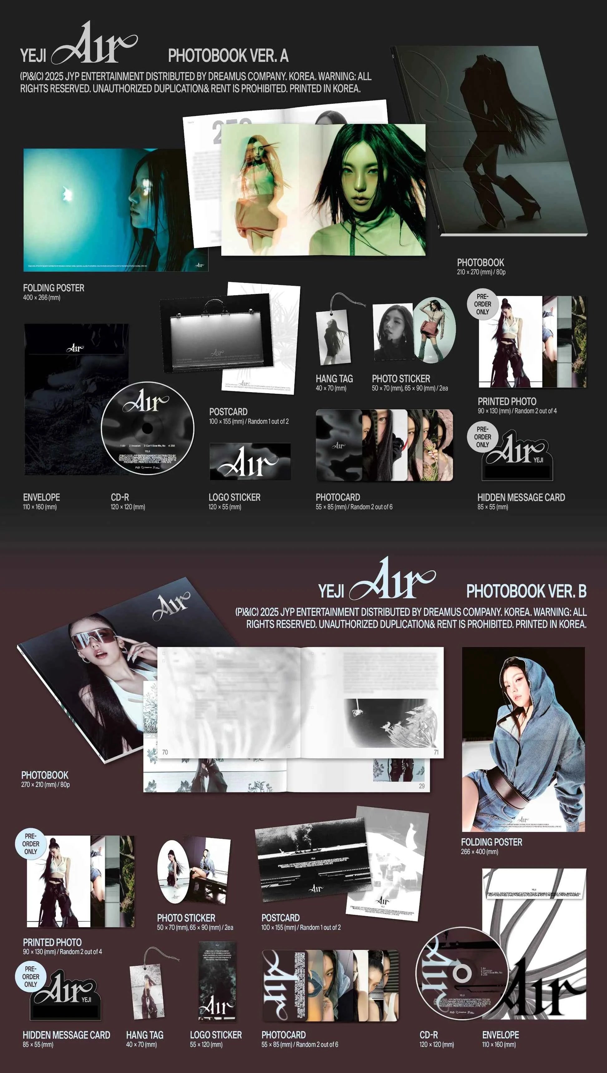 yeji (itzy) - [air] photobook ver.
