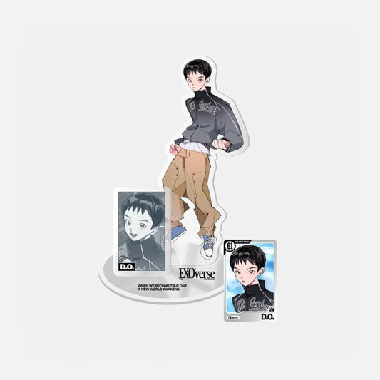 exo - ['exo'verse' 2025 exo fan meeting] official md illustration acrylic stand set
