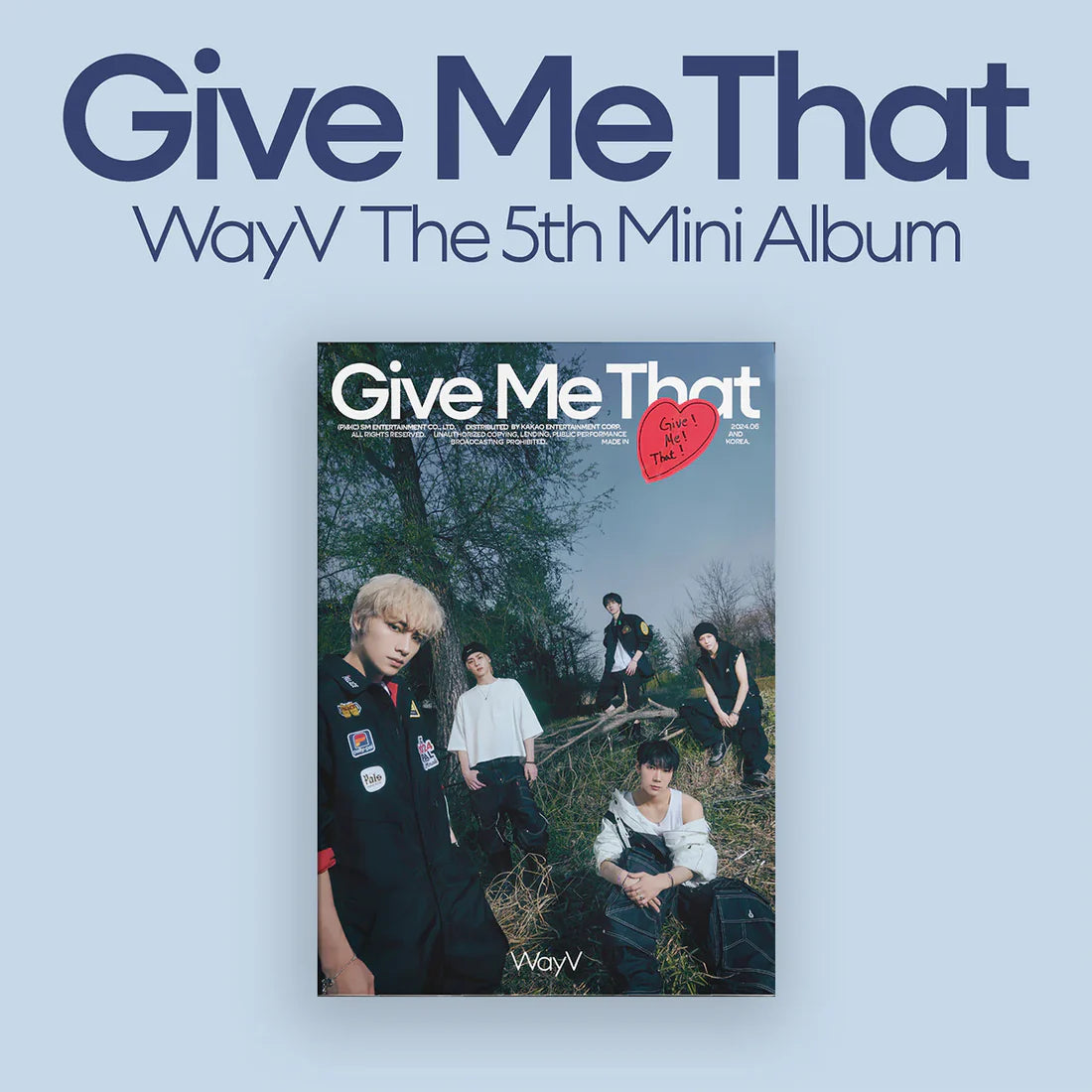 wayv - 5th mini album [give me that] photobook ver.