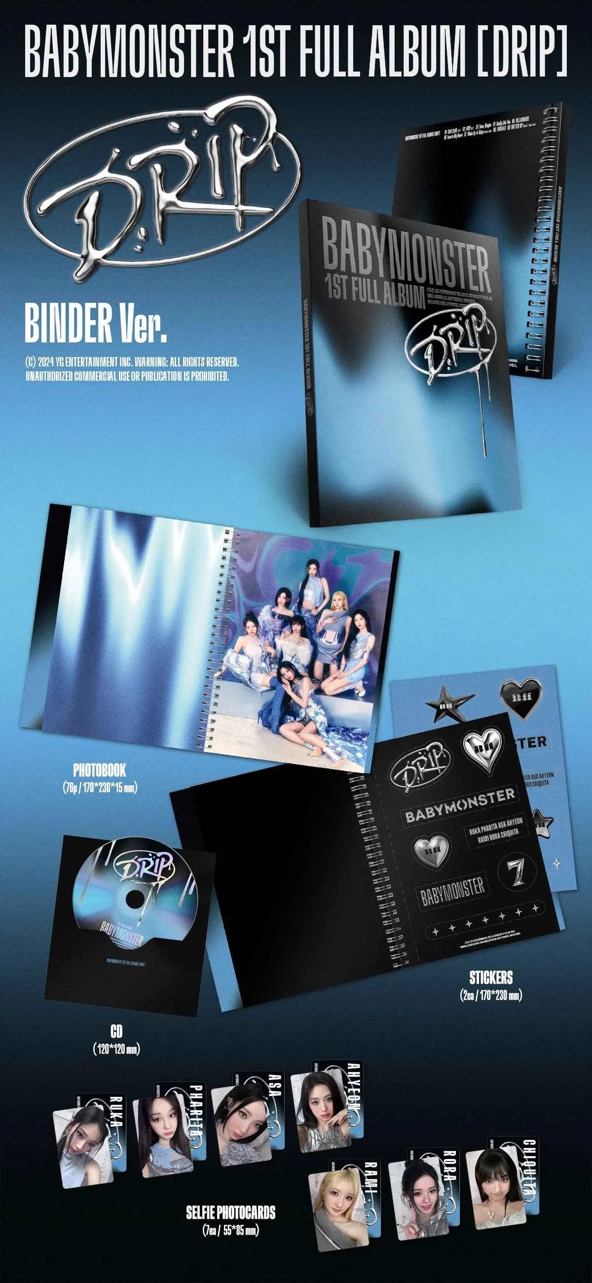 babymonster - 1st full album [drip] binder ver.