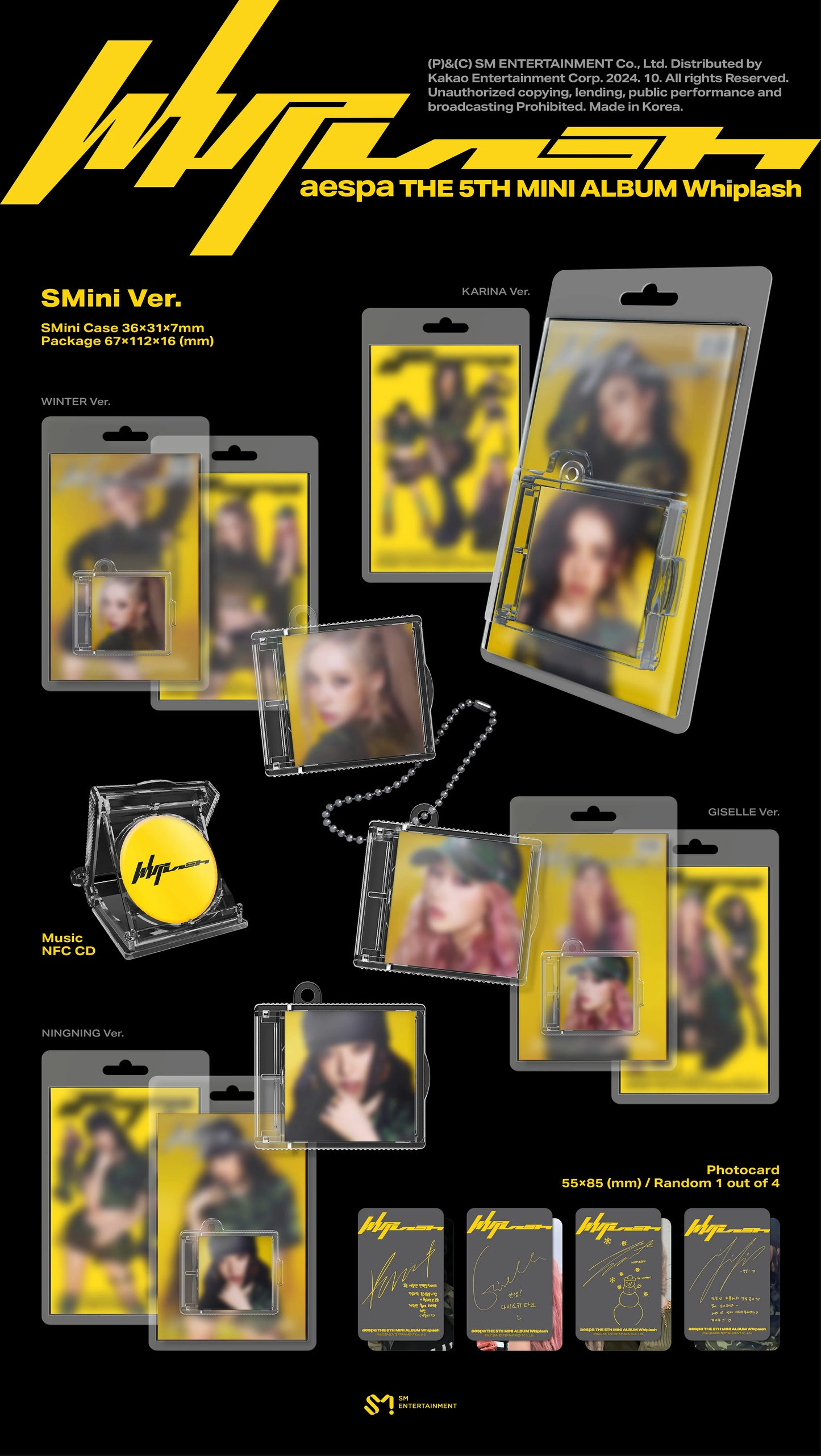 aespa - 5th mini album [whiplash] smini ver.