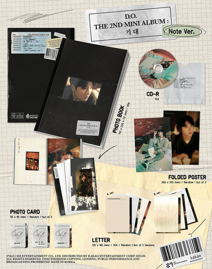 d.o. - 2nd mini album [expectation] note ver.
