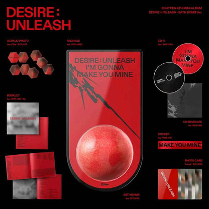 enhypen - 6th mini album [desire : unleash] bath bomb ver.