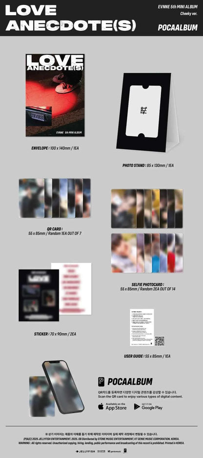 evnne - 5th mini album [love anecdote(s)] poca ver.