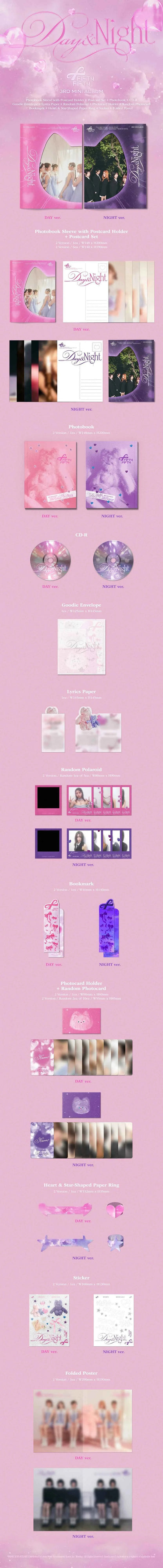 fifty fifty - 3rd mini album [day & night]