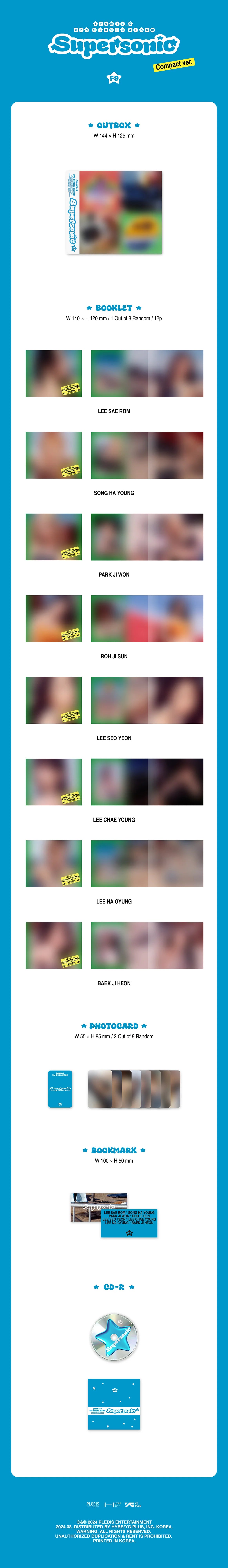 fromis_9 - 3rd single album [supersonic] compact ver.