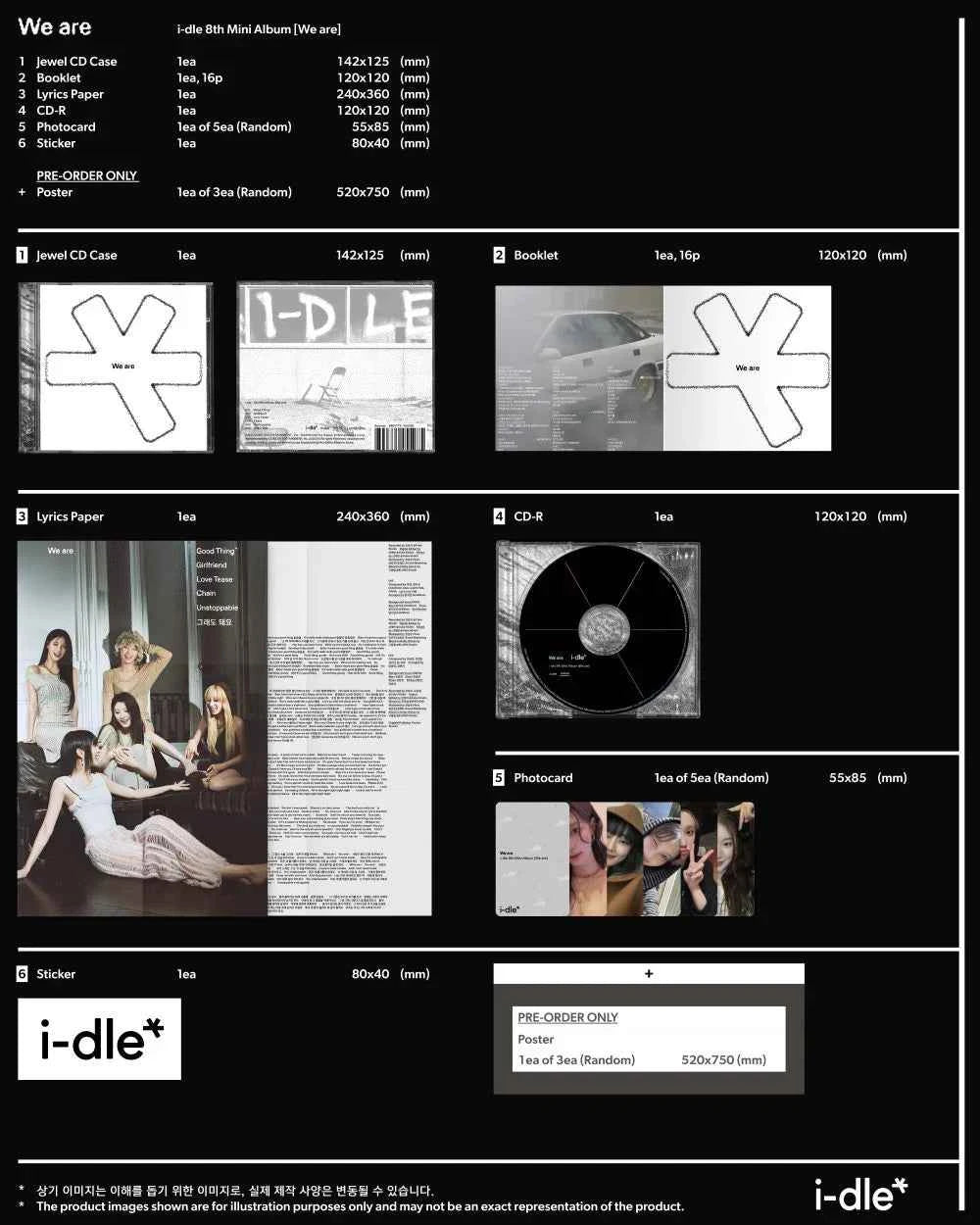 i-dle - 8th mini album [we are] special jewel ver.