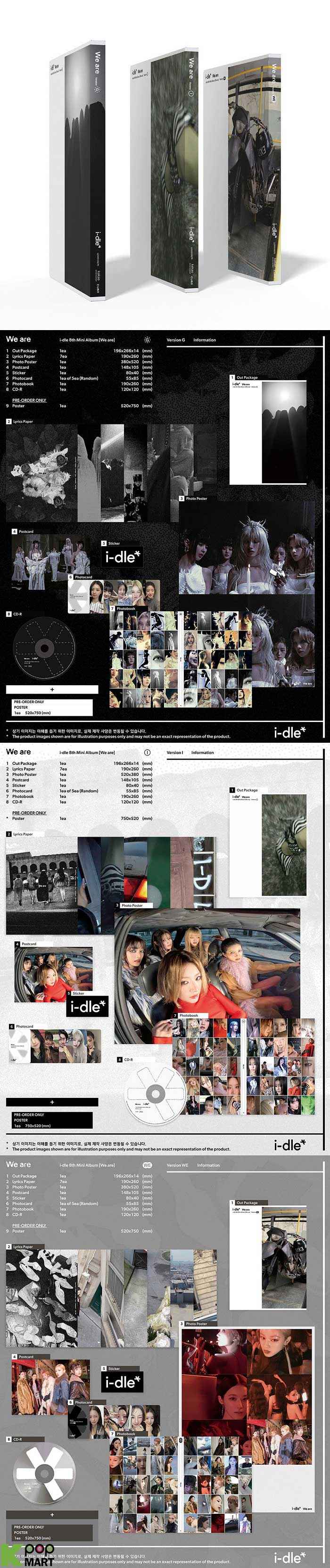 i-dle - 8th mini album [we are] standard ver.