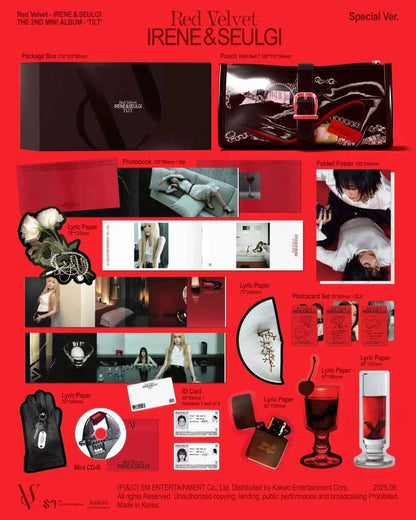 irene & seulgi (red velvet) - 2nd mini album [tilt] special ver. (limited edition)