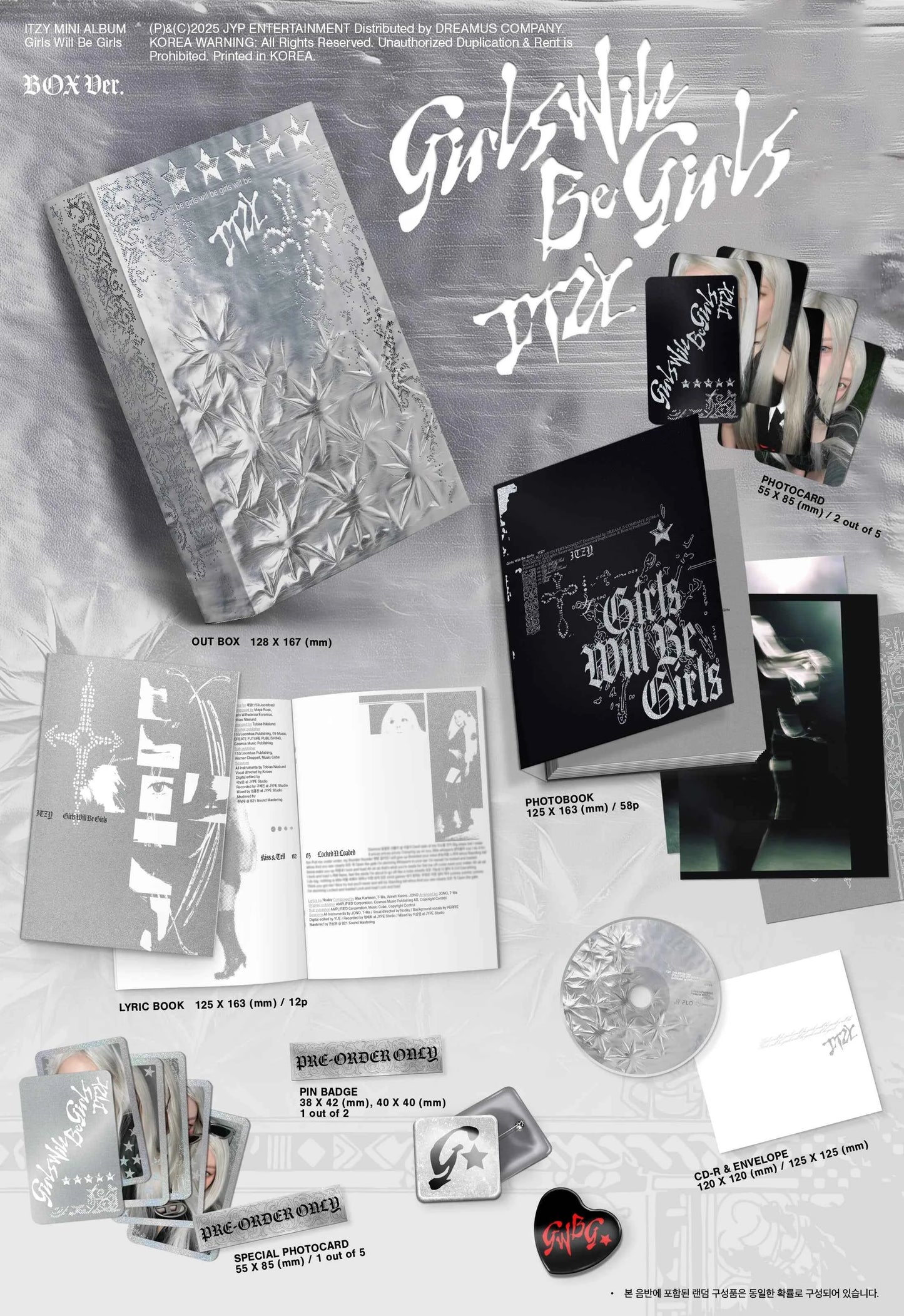 itzy - [girls will be girls] box ver.
