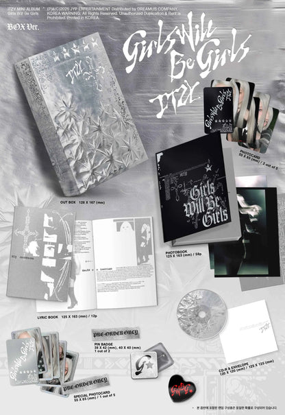 itzy - [girls will be girls] box ver.