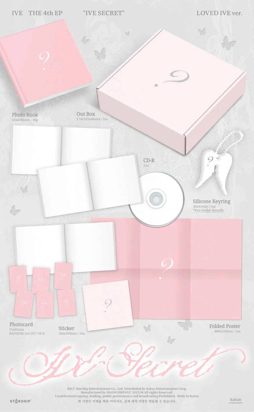 ive - 4th ep [ive secret] loved ive ver. (limited edition)