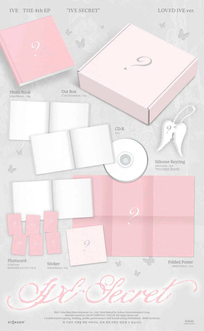 ive - 4th ep [ive secret] loved ive ver. (limited edition)