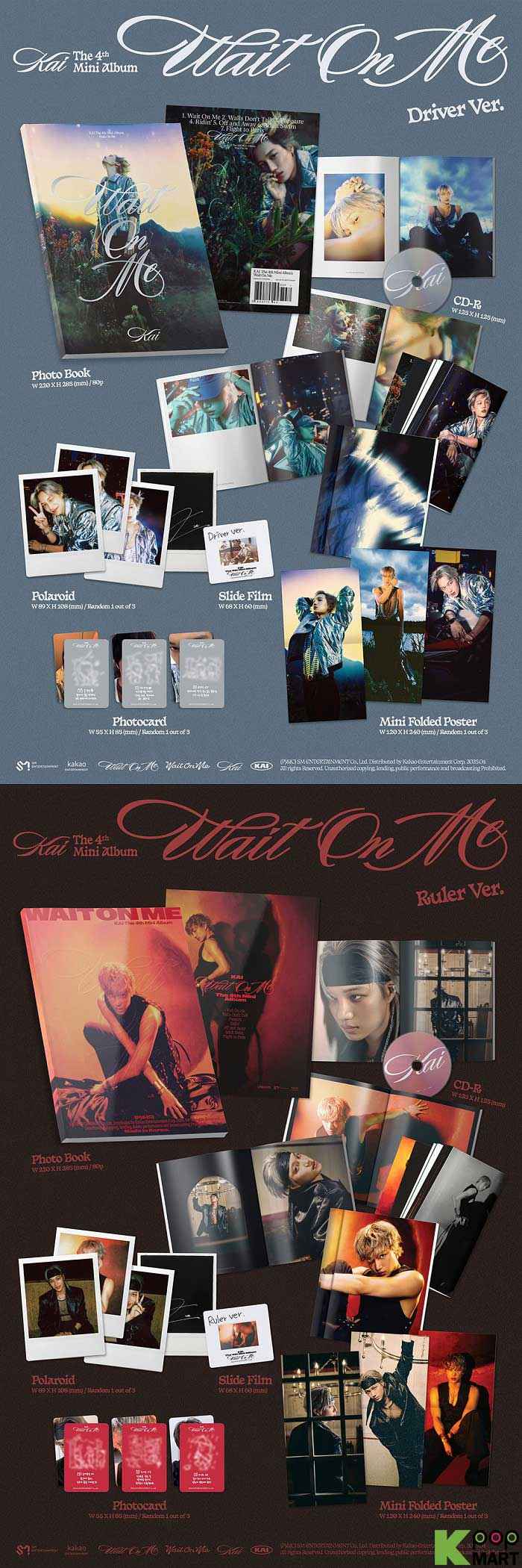 kai - 4th mini album [wait on me] photobook ver.