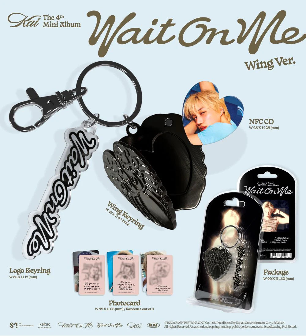 kai - 4th mini album [wait on me] wing ver. (smart album)