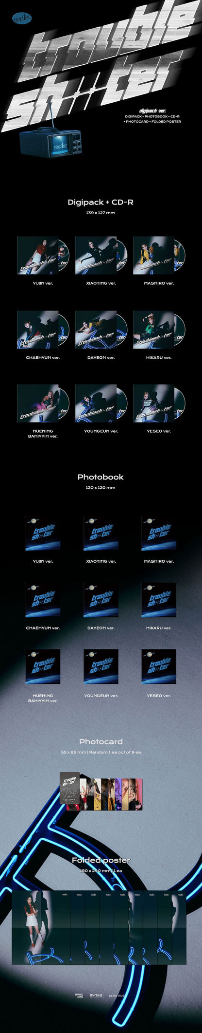 kep1er - 3rd mini album [troubleshooter] digipack ver.