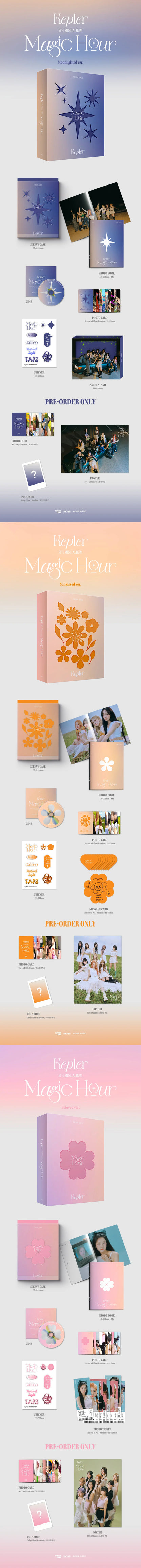 kep1er - 5th mini album [magic hour]