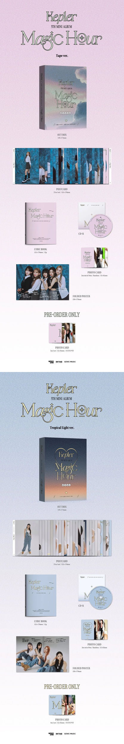 kep1er - 5th mini album [magic hour] unit ver.