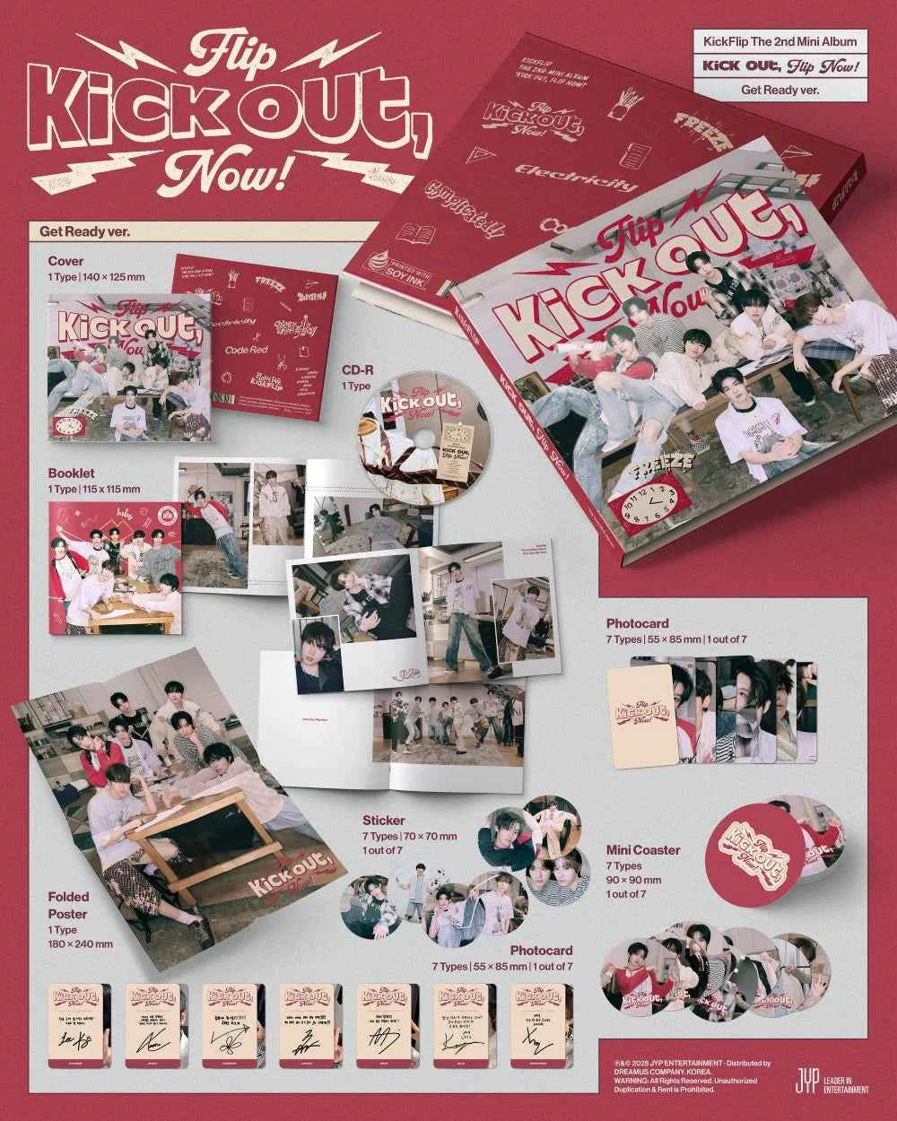 kickflip - [kick out, flip now!] get ready ver.