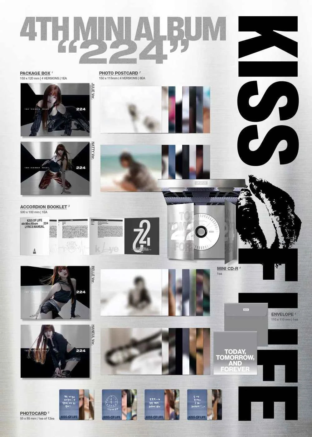 kiss of life - 4th mini album [224] digipack ver.