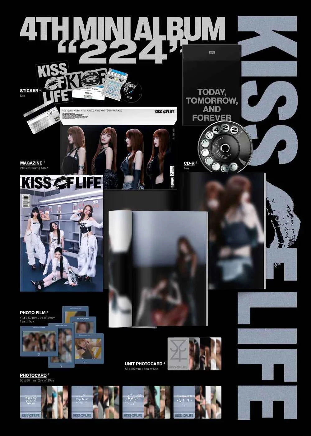 kiss of life - 4th mini album [224] magazine ver.