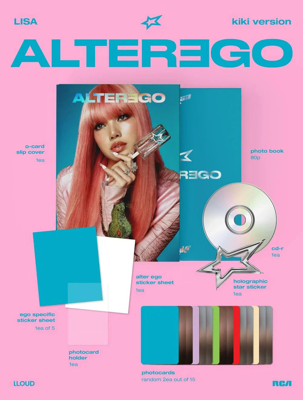 lisa solo album - alter ego (photobook_kiki ver.) cd