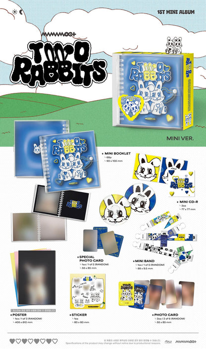 mamamoo+ - 1st mini album [two rabbits] mini ver.