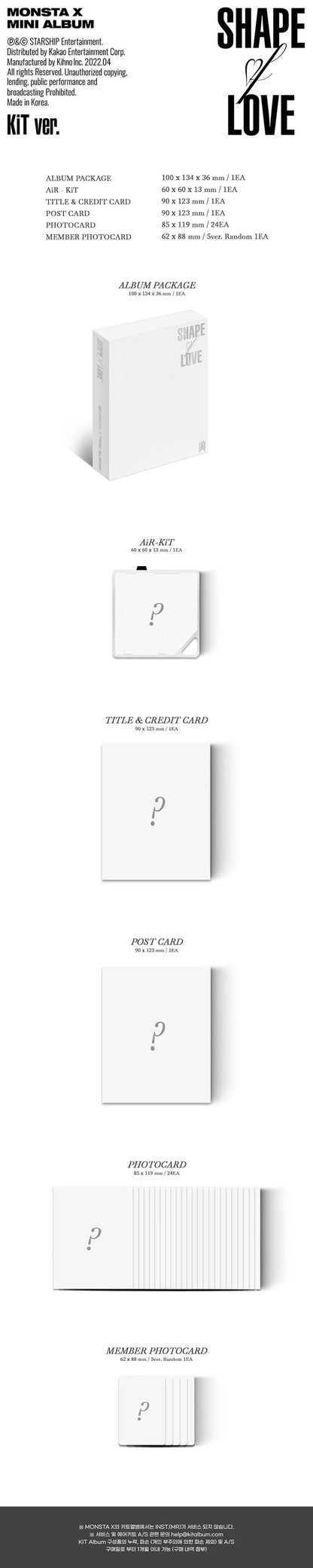 monsta x - shape of love [11th mini album]