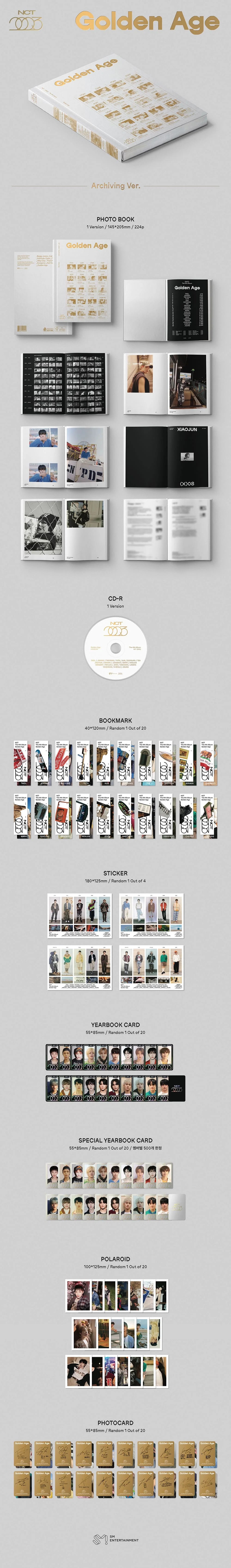 nct - 4th album [golden age] archiving ver.