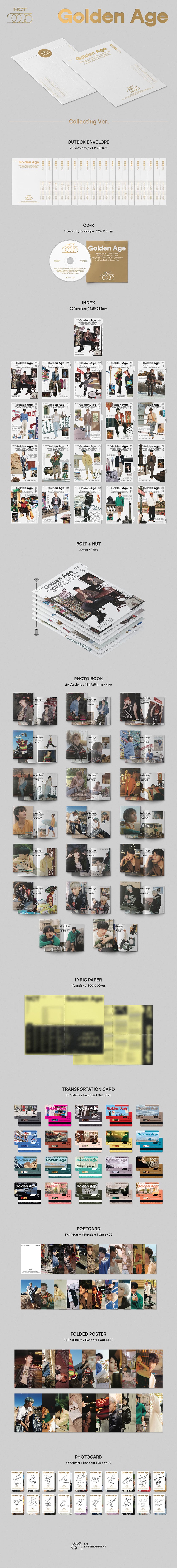 nct - 4th album [golden age] collecting ver.