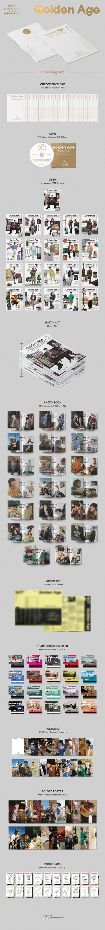 nct - 4th album [golden age] collecting ver.