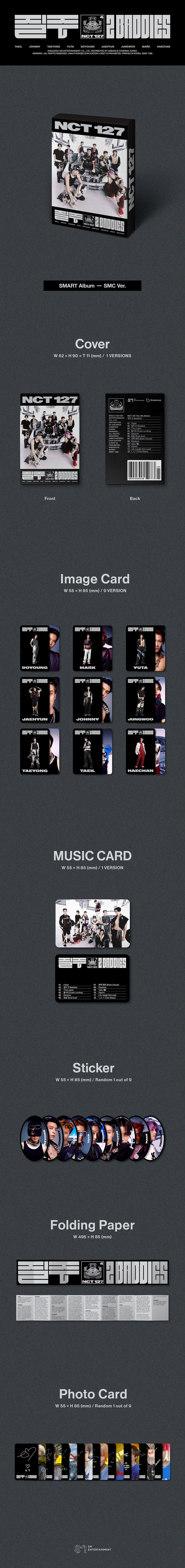 nct 127 - 4th album [질주(2 baddies)] smart album- smc ver.